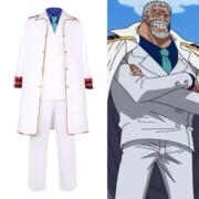 海贼王cos服海军中将铁拳，卡普cosplay表演服动漫，角色扮演服装全套