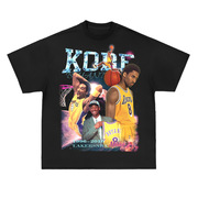 科比湖人缅怀纪念黑曼巴Kobe bryant科比3D纪念篮球球衣短袖T恤