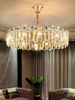 轻奢客厅水晶吊灯现代简约大气，北欧圆形餐厅卧室全屋灯具套餐