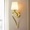 美式壁灯客厅卧室床头灯欧式全铜现代法式轻奢复古楼梯高级墙壁灯
