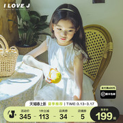 ILOVEJ童装蕾丝公主蛋糕裙百搭儿童夏装洋气女童连衣裙子/JUUOP36