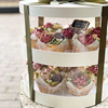 圆形双层透明高端节日裱花杯子纸杯蛋糕盒甜品包装打包盒 可订制