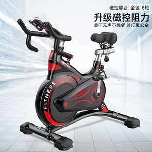 动感单车家用运动健身器材，室内超静音磁控，智能健身房减肥自行车