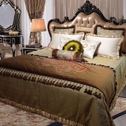 奢华欧式床品多件套样板房家居展厅样板间软装新古典床上用品定制