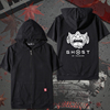 对马岛之魂T恤周边PS4男 黑白游戏Ghost of Tsushima短袖风衣服