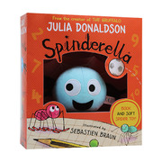 天降神蛛spinderellabook&plushset英文，原版儿童读物书，+毛绒玩具套装进口英语书籍