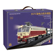 奥乐合金韶山7CSS7C型电力机车电动仿真火车轨道模型大男孩玩具