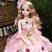 60厘米的洋娃娃玩具梦想梳子中国风学生婚纱女神收藏版人鱼3d
