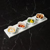 中式方形梅花碟陶瓷味碟多格小菜冷菜小吃碟子蘸酱碟餐厅酒店餐具