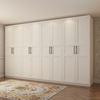 极简欧式六八门大衣柜2.4/3米平开门卧室家用组装小柜子定制衣橱