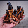 金属DIY迷你3D立体手工拼装模型 哈利波特城堡 高难度非儿童玩具