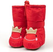 婴儿棉鞋加绒软底保暖高帮，学步鞋0-1岁男女，宝宝防水9-14个月棉靴