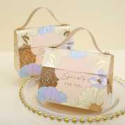 糖盒结婚喜糖盒子2022糖袋欧式手提包款婚庆，创意糖果包装礼盒