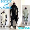 2324 SXXX M CUBE X-sports 极限系列男女单双板加棉连体滑雪服