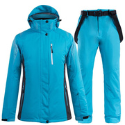 服衣保暖套装男加厚冬季户外滑雪双板，裤防水冲锋外套三男女女合一