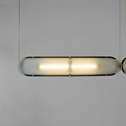 北欧简约创意长条led吊灯现代简约创意客厅卧室，艺术餐厅样板灯