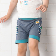 黄色小鸭男童短裤夏季轻薄男宝宝裤子，儿童外出裤小孩裤子2-4岁