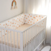 婴儿床围夏季宝宝围栏床上地上通用床挡三面儿童拼接床围软包防撞