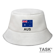 澳大利亚Australia澳洲足球帽子旅游遮阳渔夫帽男女防晒帽设 无界