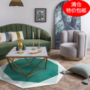 北欧地毯客厅欧式简约现代卧室，满铺茶几毯沙发房间床边毯