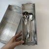 一诺厨房304不锈钢消毒柜筷盒收纳装勺子放餐沥水筷笼置物架沥水