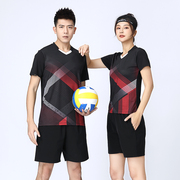 专业女排球比赛服装气，排球服套装羽球队服团购排球比赛训练队服