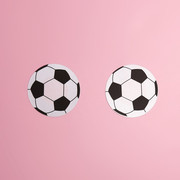 运动风足球图案乳头，贴世界杯环保，透气缎面布胸贴一次性乳贴