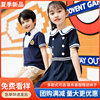 夏季幼儿园园服套装小学生校服儿童，短袖英伦纯棉，毕业服六一表演服