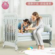 婴儿床拼接大床欧式儿童床多功能新生儿宝宝bb床出口欧洲宝宝床