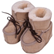 新生婴儿鞋0-3-6月1岁男女宝宝棉鞋学步加绒软底不掉系带保暖秋冬