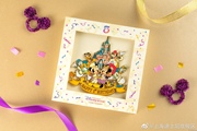 上海迪士尼五周年徽章，限量全家福版胸章，卡通动漫胸针