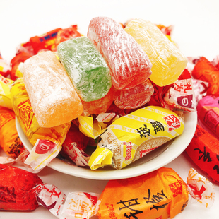 圣福记高粱饴糖果散装喜糖水果糖，老式拉丝怡，麦芽糖特产零食软糖