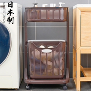 日本进口脏衣篮塑料洗衣篮大号，收纳筐玩具收纳装衣服的篮子脏衣篓