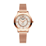 瑞士进口超薄士石英表手表款手表品牌防水冠琴女时尚夜光