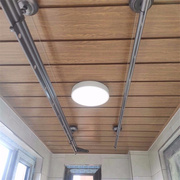 铝合金集成吊顶美式定制长条，铝扣板仿木纹阳台，厨房餐厅工程天花板