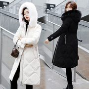 修身显瘦白鸭绒(白鸭绒)羽绒服，外套女装中长款冬季大毛领，气质优雅2022冬季