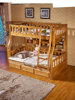 全实木柏木挂梯子母床带高箱大储物儿童单人床高低床卧室组合家具