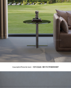 定制意式极简轻奢高级感沙发边几现代简约钢化玻璃小茶几小户型角