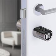 智能锁芯指纹密码锁，门锁家用防盗门电子锁刷卡锁木门大门锁