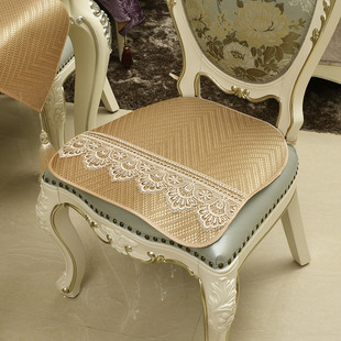 欧式椅垫椅背套罩坐垫美式椅子垫凳子座垫餐桌布餐椅家用套装