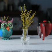 花时间《依托》日系简约玻璃装饰花瓶摆件餐桌干花家居餐桌鲜花器