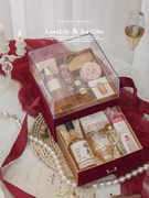 伴手礼女伴娘结婚香皂，法式高级感新娘送宾客，生日实用成品婚礼礼盒