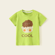 三折品牌撤柜家庭亲子装中小童韩版短袖T恤夏季男童时尚女童p