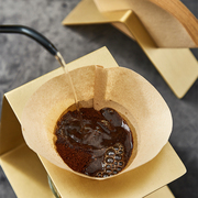日本进口原木浆咖啡过滤纸，手冲滴漏咖啡粉滤袋茶饮滤纸