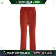 香港直邮Needles 男士 logo天鹅绒运动裤