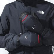 伊海诗手套男女冬季保暖滑雪手套连指并指加厚防水防寒羽绒手套