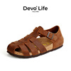 Devo Life软木凉鞋罗马个性潮流时尚复古日系女鞋56109