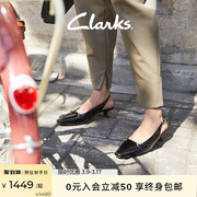 clarks其乐露娜小姐，系列女鞋2024夏季尖头凉鞋，单鞋高跟鞋女