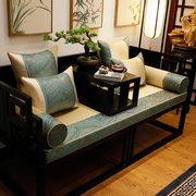 红木沙发罗汉床垫子带靠背中式实木家具坐垫海绵垫子防滑高档定制