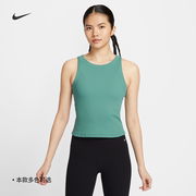 Nike耐克ZENVY女子速干无袖罗纹背心夏季紧身运动训练FN3537